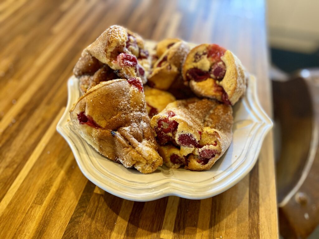 Raspberry Popover Day